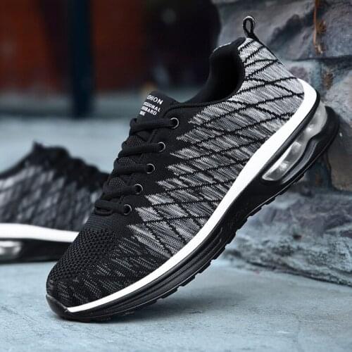 Men Sneakers Summer Comfortable Breathable Big Size Mans Running Shoes 2021 Newest Air Cushion Elastic Force Male Sport Shoes