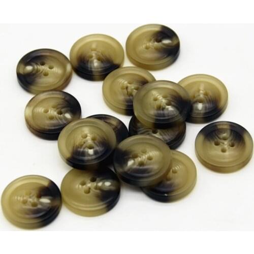 New 10pcs 20pcs Resin 4 holes Buttons Sewing accessories Size Complete for clothing Decorative Plastic Buttons Handmade DIY