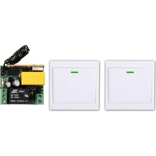 New digital Remote Control Switch AC220V Receiver 2*Wall Transmitter Wireless Power Switch 315MHZ Radio Controlled Switch Relay