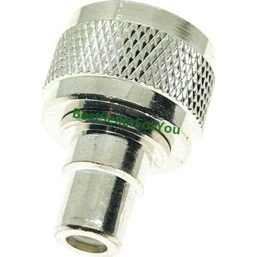 Adapter UHF Male PL259 Plug to RCA female straight RF Adapter Connector