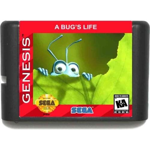 A Bugs Life 16 bit MD Game Card For Sega Mega Drive For Genesis