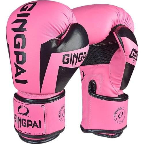 Professional Children Boxing Gloves 6oz Kids Free Combat Muay Thai Glove Kids Boxing Gloves for 5-14 Years Boys Girls Red Blue