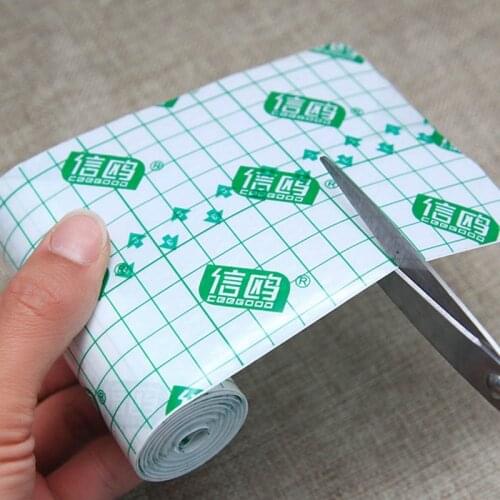 Transparent Tape PU Film Adhesive Plaster Waterproof Anti-allergic Medicinal Wound Dressing Fixation Tape