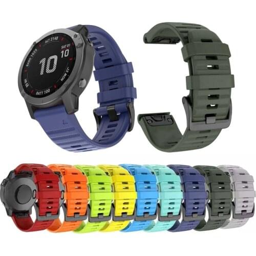 26mm Quick Easy Fit Watchband for Garmin Fenix 6x Pro Smart Watch Accessories Bracelet Strap 22mm Band for Garmin Fenix 6 Pro
