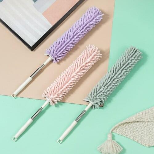 2021 Duster Accessories Microfiber Dusting Brush Extend Stretch Feather Home Dust Cleaner Car Furniture Household Cleaning Brush