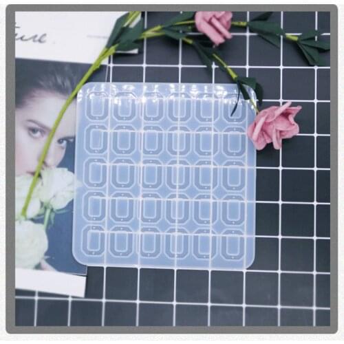 Silicone Acrylic Earring Necklace Pendant Mold Resin Casting Mold Jewelry Making