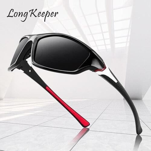 LongKeeper Sport Polarized Sunglasses Men Vintage Driving Goggles Classic Mens Glasses Male Sun Glasses Fishing Eyewear Gafas