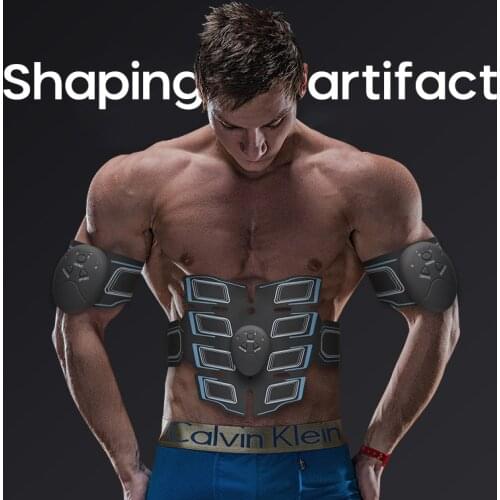2021 EMS Abdominal Muscle Toning Trainer ABS Stimulator Toner Fitness Gym Belt 8 Pads Been Unisex Toning Training Riem