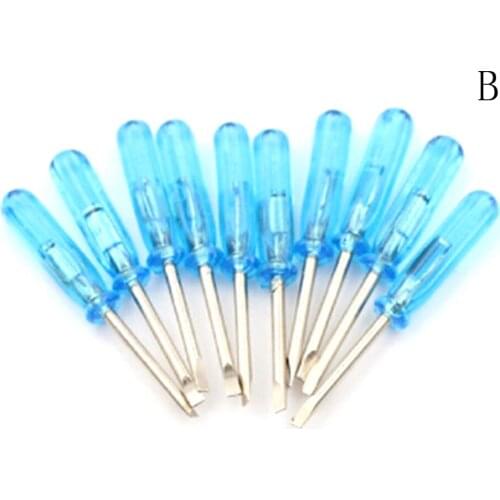 10 Pieces Small Screwdriver 2.0MM Disassemble Tool For Mobile Phone Screwdriver Slotted Screwdriver Repair Tools