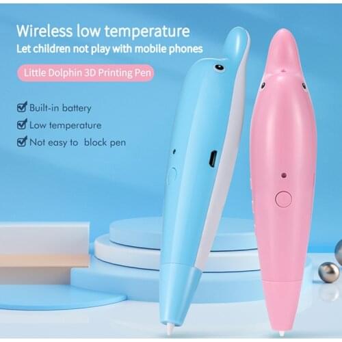 3D Print Pen DIY 3D Pens PCL Filament 1.75mm 3D Printing Pen Drawing Pencil Low Temperture Educational Birthday Gift For Kids