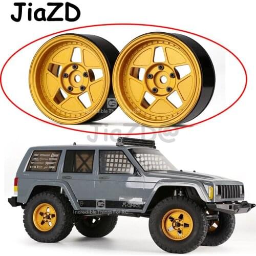 4pcs CNC Aluminium Alloy 2.2inch Beadlock Wheels Rim For /10 Rc Crawler Car Trx4 Bronco Axial Scx10 90046 CC01 D90 D110 Accessor