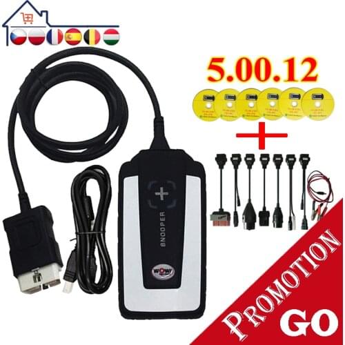 WOW Snooper V5.00.8 R2 delphis obd2 scanner 5.00.12 Diagnostic tool 2020 NEW VCI W-O-W Bluetooth Multilanguage Cars Trucks
