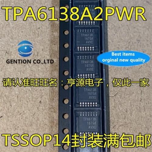 500Pcs TPA6138A2 TPA6138A2PWR TPA6138 TSSOP14 Audio amplifier IC chip in stock 100% new and original