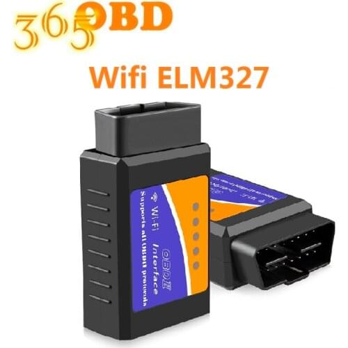 MINI ELM327 WIFI V1.5 OBDII Car Diagnostic Tool ELM-327 Wi-fi V1.5 ELM 327 V 1.5 OBD2 Code Reader Scanner For iOS&Android