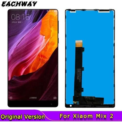 Black New 5.99"LCD for Xiaomi Mi Mix LCD Display + Touch Screen Tested Digitizer Assembly Replacement For Xiaomi Mi Mix 2 LCD