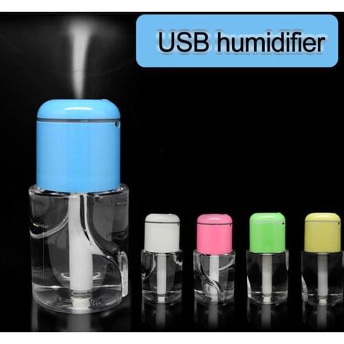 Water Bottle Cap Humidifier Portable USB Mini Air Diffuser Aroma Mist Maker