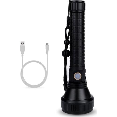 Most Powerful L2 LED Flashlight USB Rechargeable Work Light Led Torch 26650 Battery Best Camping, Outdoor aluminum Powerbank