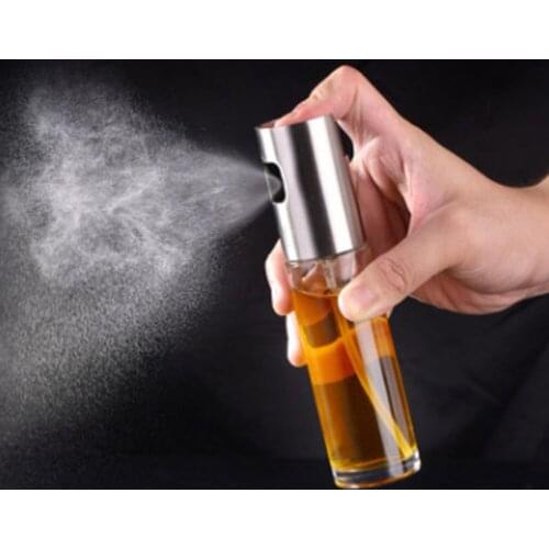 VKTECH Vinegar Oil Dispenser Bottle Oil Sprayer Stainless Steel Kitchen Baking Cook Gadgets Empty Oil Spray Bottle Oil Dispenser