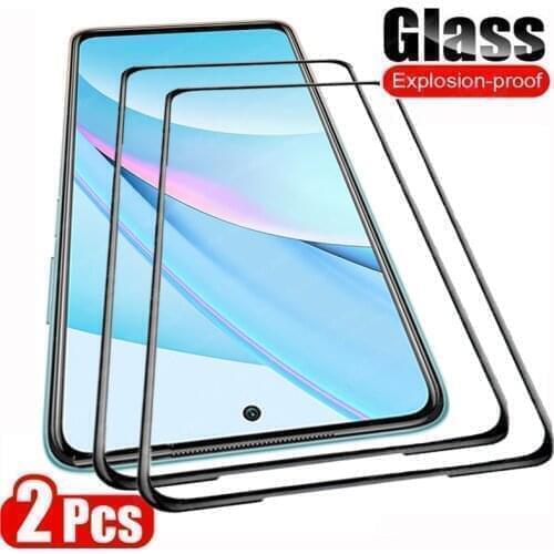 2 PCS Tempered Glass for Xiaomi Mi 10T Lite 5G Power Full Cover Screen Protector Film For Xiomi mi 10i 10t Pro 5G light Glass