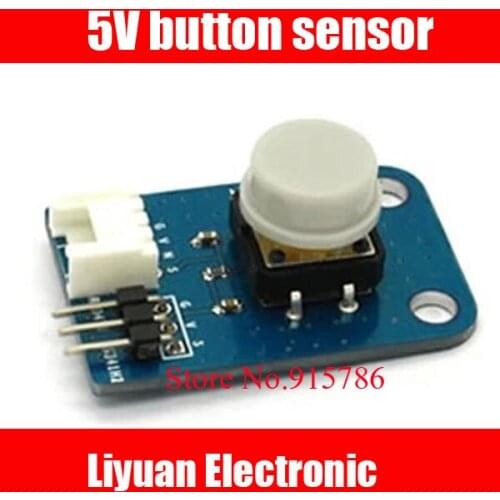 5pcs New version button module / 5V button sensor / button switch signal input module free shipping