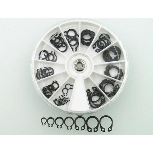 70pcs E-type internal circlip retaining rings assortment kit for hole stainless steel carbon steel circlip snap