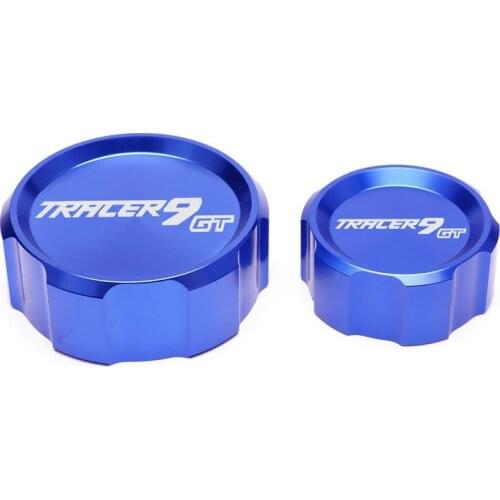 For Yamaha TRACER 9 GT 9GT tracer9gt 2021 Accessories Motorcycle Front & Rear Brake Fluid Reservoir Cap Cylinder Cover Aluminum