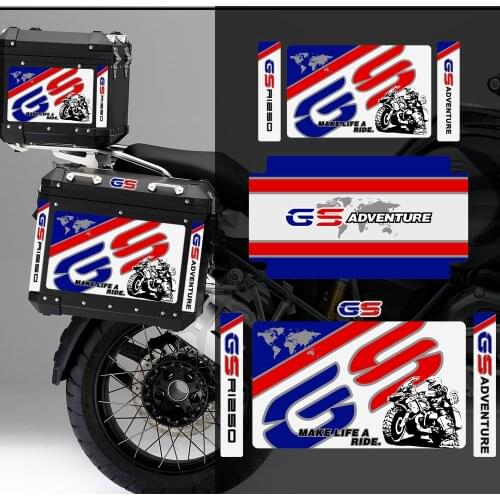 Trunk Aluminium Top Cases Panniers Luggage For BMW R1250GS R1250 R 1250 GS GSA HP Stickers Decal Adventure ADV 2019 2020 2021
