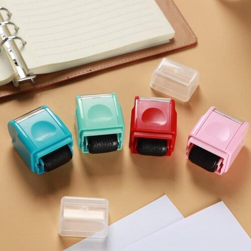 Security Seal Roller Portable Creative Guard Your ID Privacy Information Coverage Protection Confidentiality Roller Stamp Seal