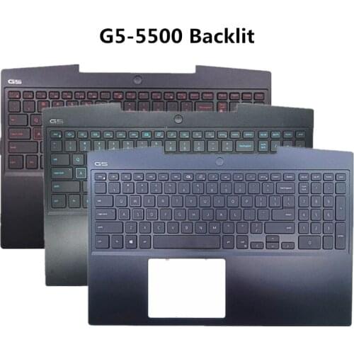 Laptop/notebook US RGB colorful /Blue backlit Keyboard House Shell Cover for Dell G5 SE 15 5500 01RPF5