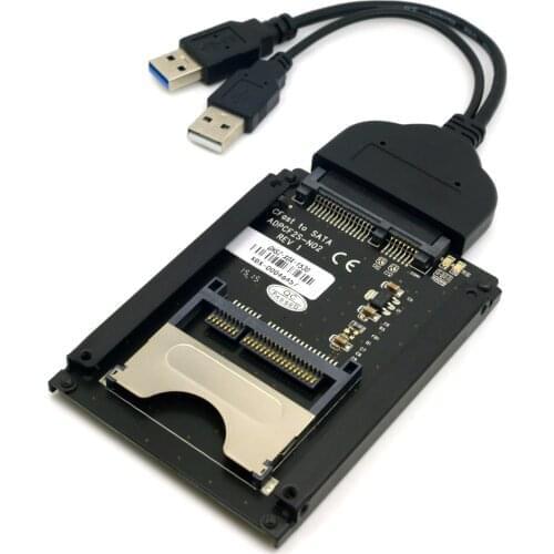 Chenyang SATA 22Pin to USB 3.0 to CFast Card Adapter 2.5 Inch Hard Disk Case SSD HDD CFast Card Reader for PC & Laptop