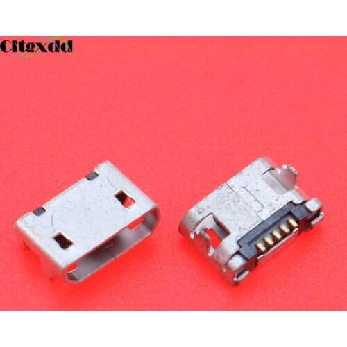 Cltgxdd 10PCS/Lot Micro USB 5Pin Female Connector For Nokia Lumia 610 N610 Mobile Phone Micro USB Jack Charging Socket