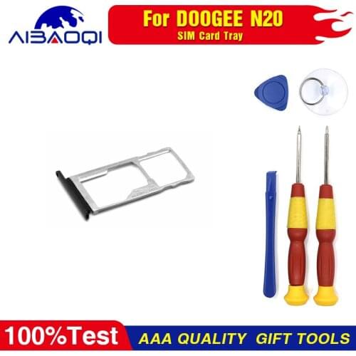 Sim Card Holder Sim Card Slot Tray Holder For Doogee N20/Y9 Plus Smart Phone Perfect Replacement Parts Free Tools