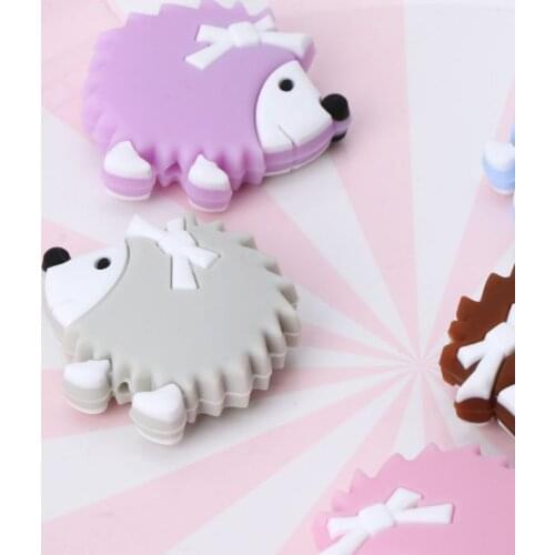 Cute Baby Teether Silicone Beads Teething BPA Free DIY Pacifier Chain Beads Teathing Toy Silicone Teether