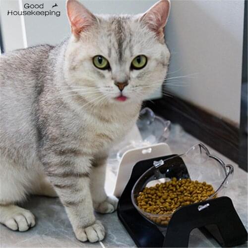 Non-slip Cat Bowls Single Bowls With Raised Stand 15 Degree Pet Food And Water Bowls For Cats Dogs Feeders Cat Bowl Pet Supplies