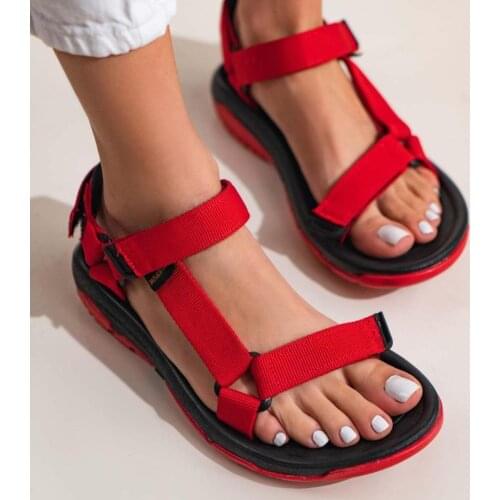 2021 Latest Trend Spring Summer Womens Sandals Slippers Sports Comfortable Stylish Shoes Lilac Color Red Black White Grey Cream