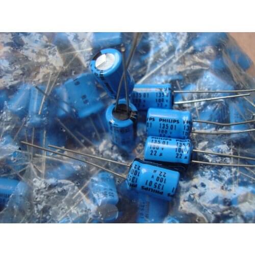 Original new 100% 135 series 22UF 100V audio fever audio electrolytic capacitor (Inductor)