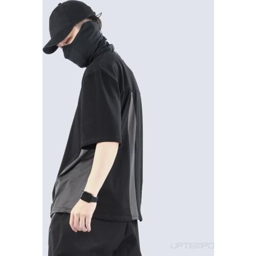 Silenstorm 21ss Splicing t-shirt mesh breathable techwear streetwear ninjawear techninja