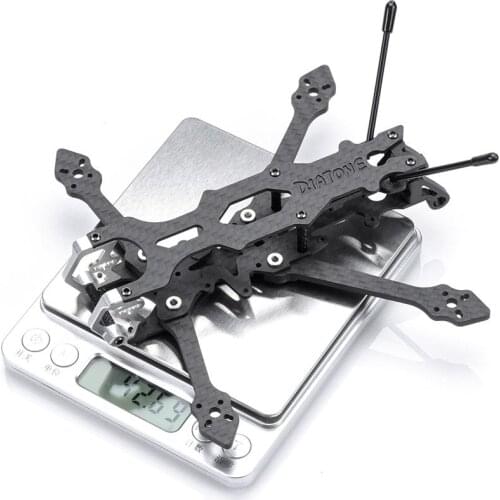 43Grams DIATONE ROMA L3 147mm 3inch T300 3K Carbon Fiber 7075 Frame Kits 3mm Arm for FPV Racing 3S 4S Drone Replacement Parts