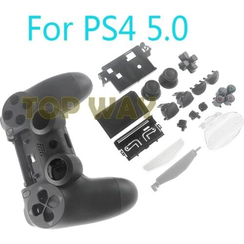 High Quality Full Shell Case Housing For PS4 Version 5.0 full shell Controller Replacement Parts Joystick JDS-050 JDS 055 JDM050