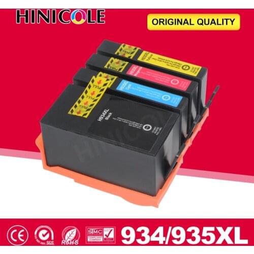 HINICOLE Ink Cartridges Replacement For HP 934 935 XL 934XL 935XL Officejet Pro 6812 6830 6815 6835 6230 Inkjet Printer