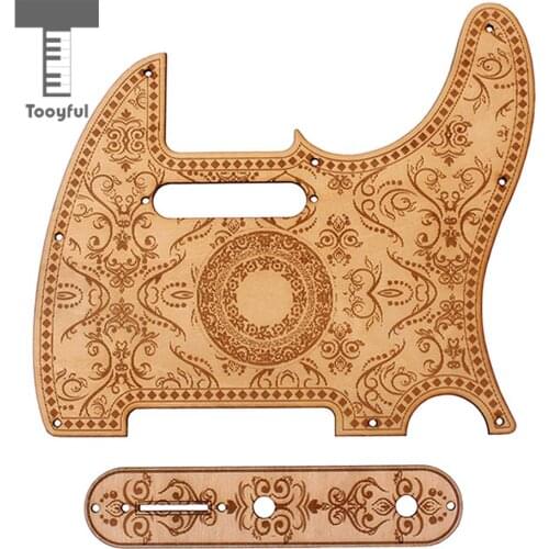 Maple Flower Pattern Guitar Pickguard Scratch Plate Protector for TL Electric Guitar Replacement Accessory