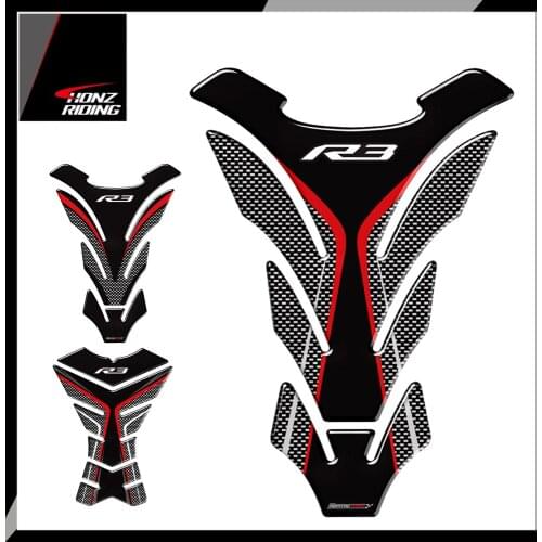 For Yamaha R3 YZF-R3 VS Tankpad 3D Motorcycle Tank Pad Protector Stickers