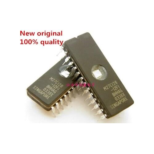 10pcs/lot M27C128-10F1 M27C128-12F1 M27C128 27C128 IC CDIP28 M27C128A-12F1