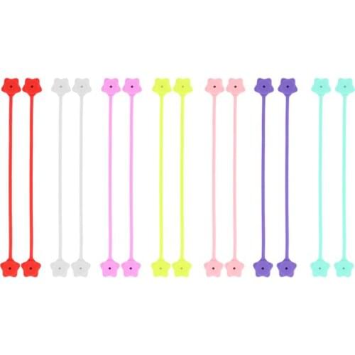 14Pcs Star Magnetic Cable Organizers Silicone Cord Wraps Cable Keeper Ties