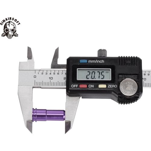 7075 Aluminum CNC Built-in single O-ring Preventg Air Leaking Seal AK Nozzle For Airsoft AEG Paintball Hunting Accessories