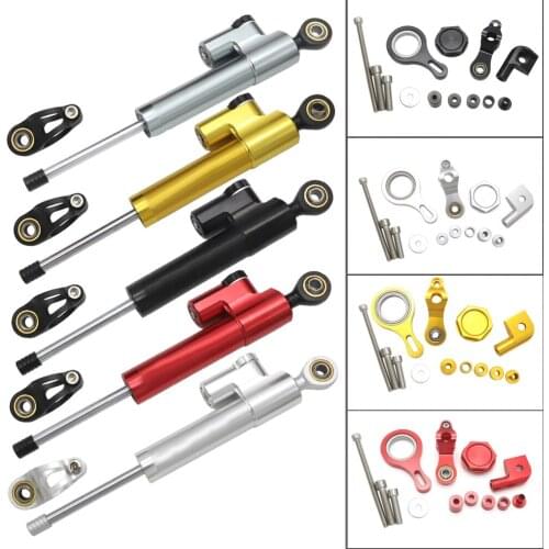 CNC Aluminum Adjustable Motorcycles Steering Stabilize Damper Bracket Mount Kit For YAMAHA YZF R6 2006-2016
