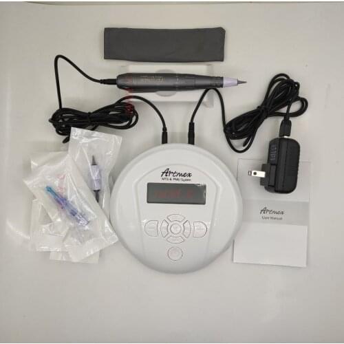 Artmex V6 Machine Kit Permanent Makeup Tattoo Machine Pen With Digital Control Panel Micropigmentation Device For Eyebrow Tattoo