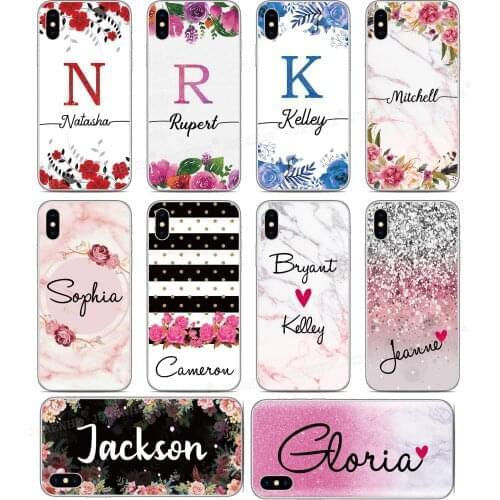 DIY Custom Made Name Phone Case For Vsmart Active 1 Plus Star 3 JOY 4 Live BQ Aquaris X2 X Pro U U2 Lite V VS Customize Cover