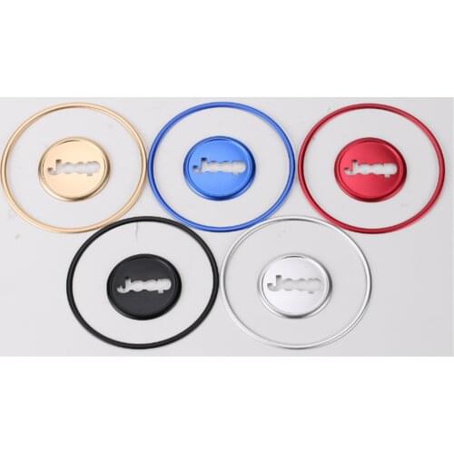 Steering Wheel Decorative Cover Ring Trim Sticker for Jeep Grand Cherokee 2011-2013 Stylish Car Accessories Interior Decoration