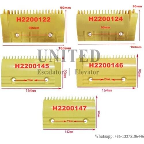 20pcs Escalator Comb H2200122 H2200124 H2200145 H2200146 H2200147